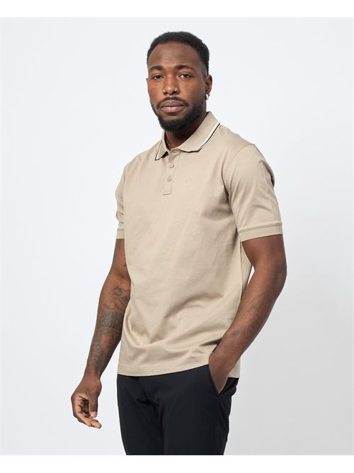 Armani Exchange men's polo shirt with striped collar ARMANI EXCHANGE | XM000466-AF10337U6167